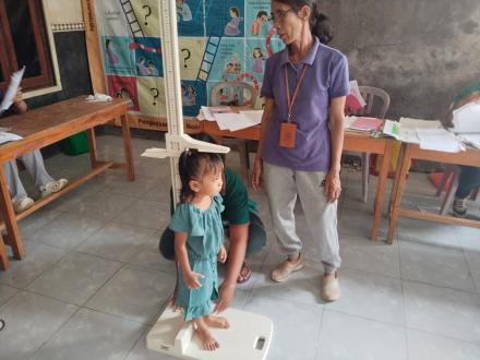 Kegiatan Posyandu Rare Mekar,Banjar Dinas Laba Nangga,Desa Pangkungparuk tanggal 06 Maret 2026